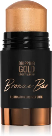 Dripping Gold Luxury Tanning Bronze Bar brightening bronzer for face and body