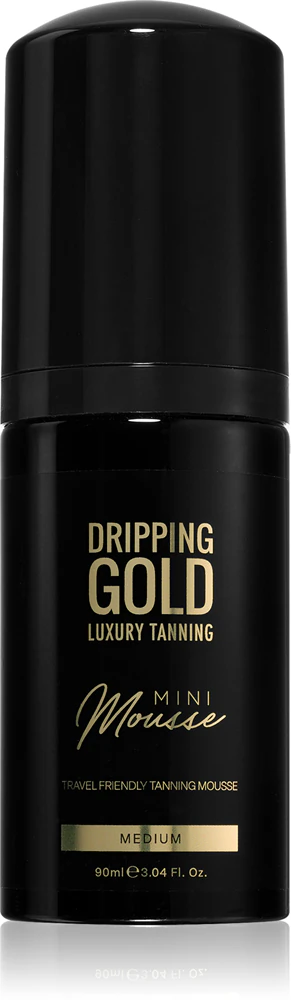 Dripping Gold Luxury Tanning Mini Mousse self-tanning foam for face and body