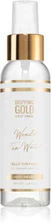 Dripping Gold Wonder Water Hello Tan Self Tan Facial Spray Mist