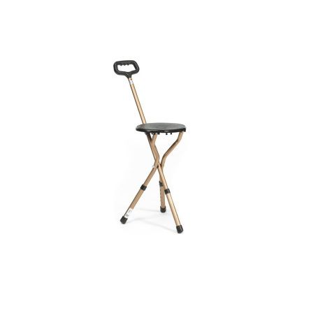 Drive Medical walking stick with integrated seat
