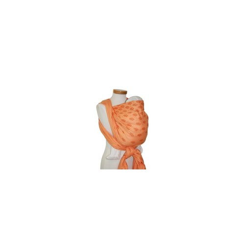 Storchenwiege Baby Carrier Sling – Louise Organic Apricot (100% Cotton) Orange