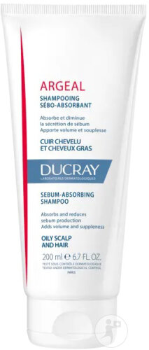 Ducray Sabal Argeal Daily Shampoo Sebo-Absorbing 200ml
