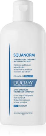 Ducray Squanorm shampoo against oily dandruff