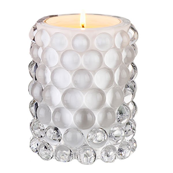 Scented candle Boule Morning Glory White (200g) from Skogsberg and Smart