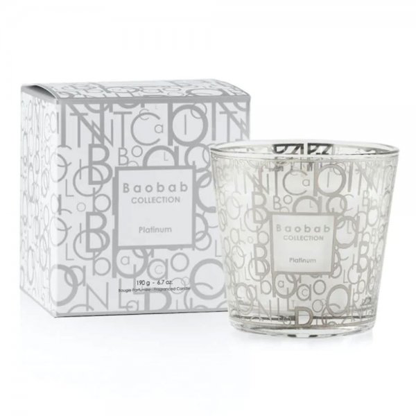 Scented candle My First Baobab Platinum (190g) from Baobab