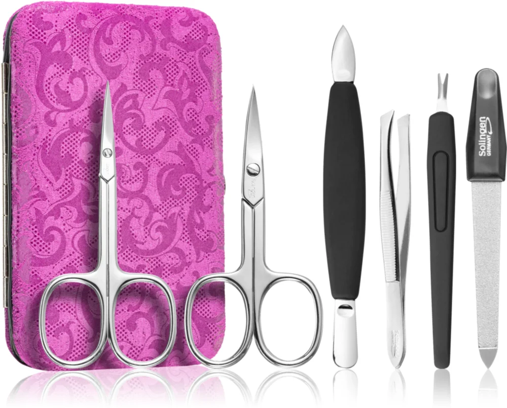 DuKaS Premium Line Solingen 126 manicure set violet (for nails and cuticles)