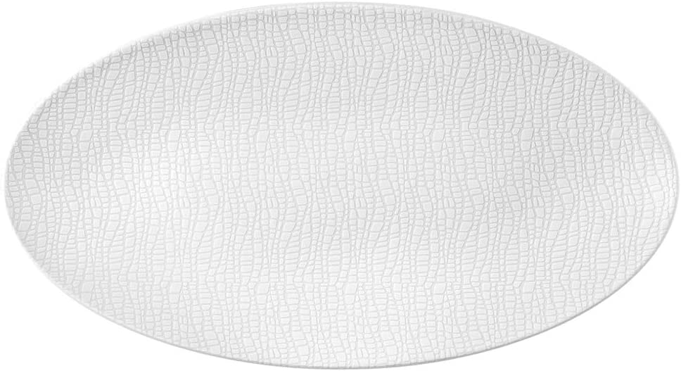 Seltmann Weiden 001.743927 Fashion Luxury White Serving Platter Oval White