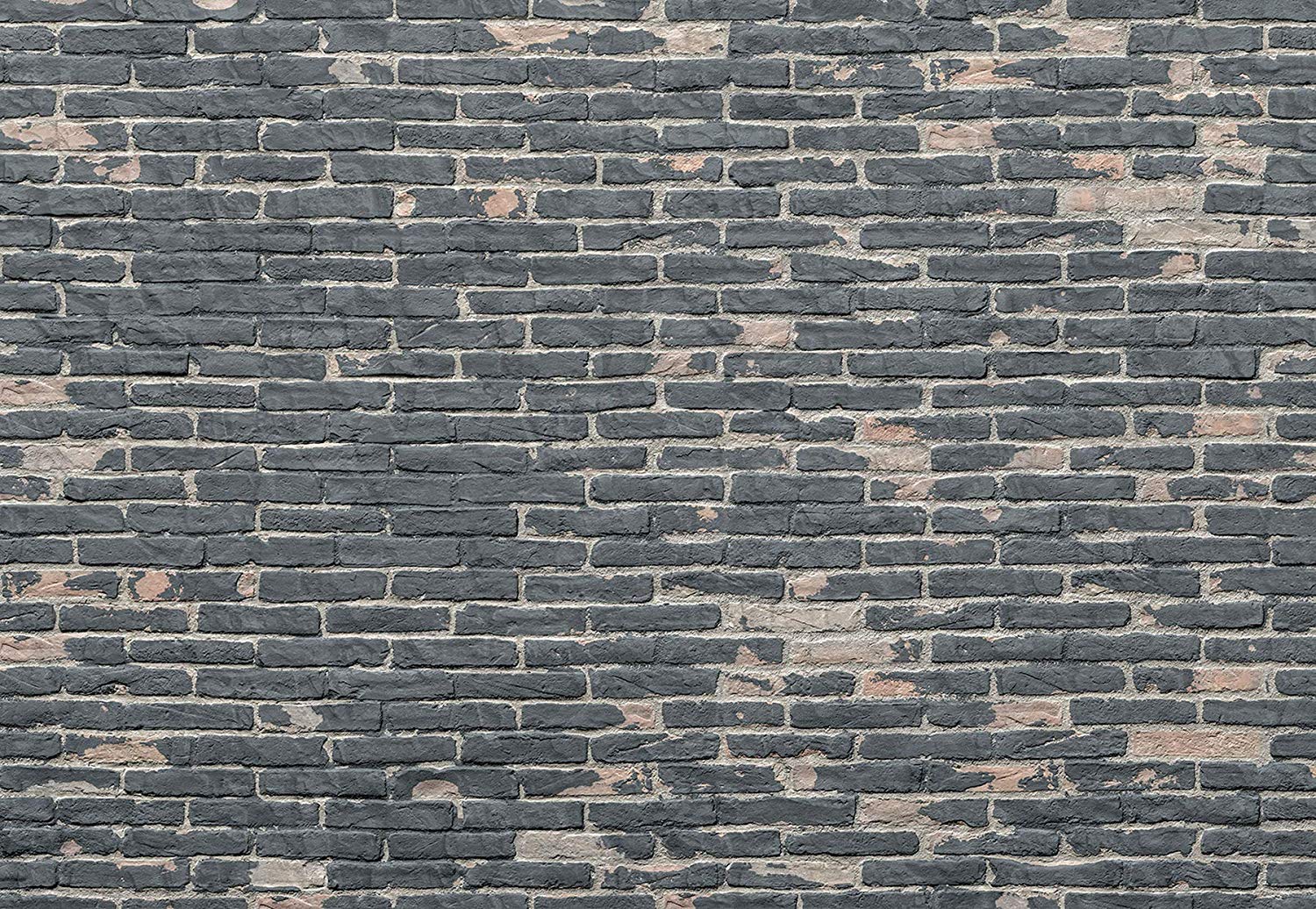 Komar Xxl4/Non-Woven Wallpaper Painted Bricks, Size: 368 X 248 Cm (W X H), 