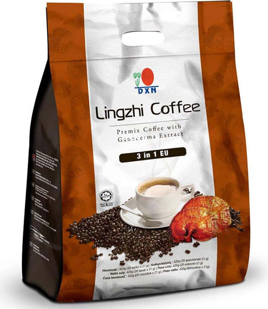 DXN Lingzhi Coffee 3 in 1, 20x21 g
