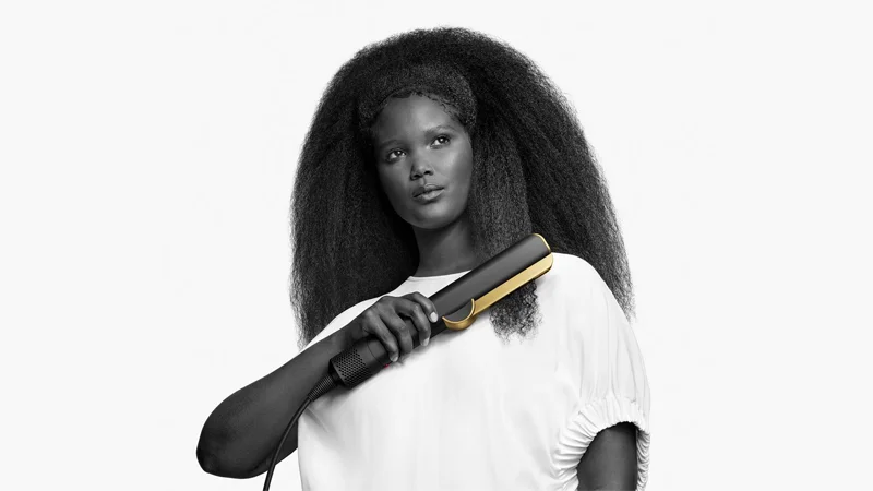 Dyson Airstrait HT01 Onyx Black/Gold hair straightener