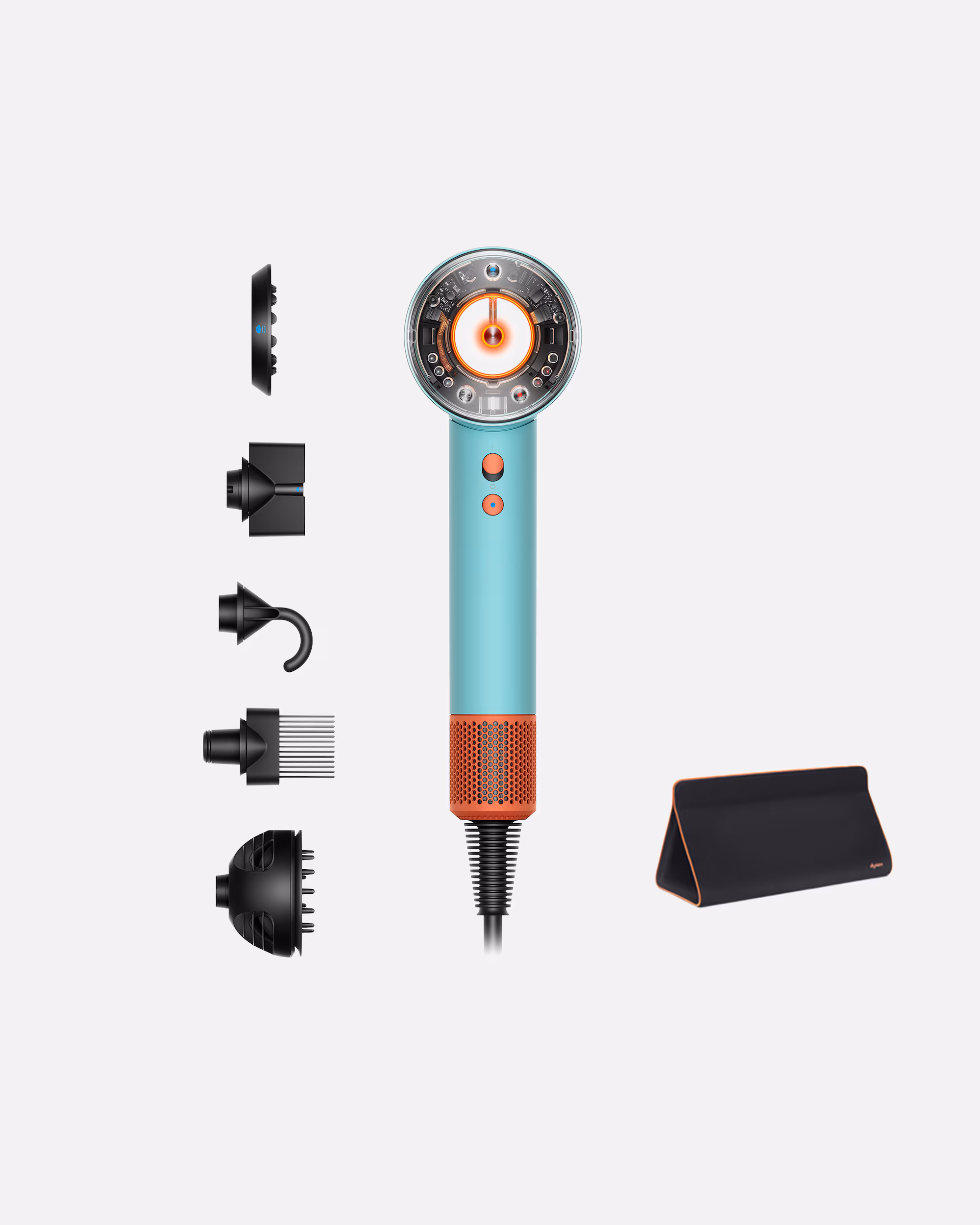 Dyson hair dryer Dyson Supersonic Nural™ hair dryer Patina/Topaz incl. travel bag
