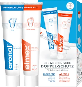 Toothpaste aronal & elmex oral hygiene set (2 x 75 ml), 150 ml