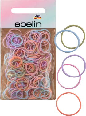 ebelin Hair ties mini Colorful, 250 pcs