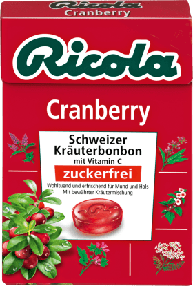 Candy, cranberry, sugar-free, in the bag box, 50 g