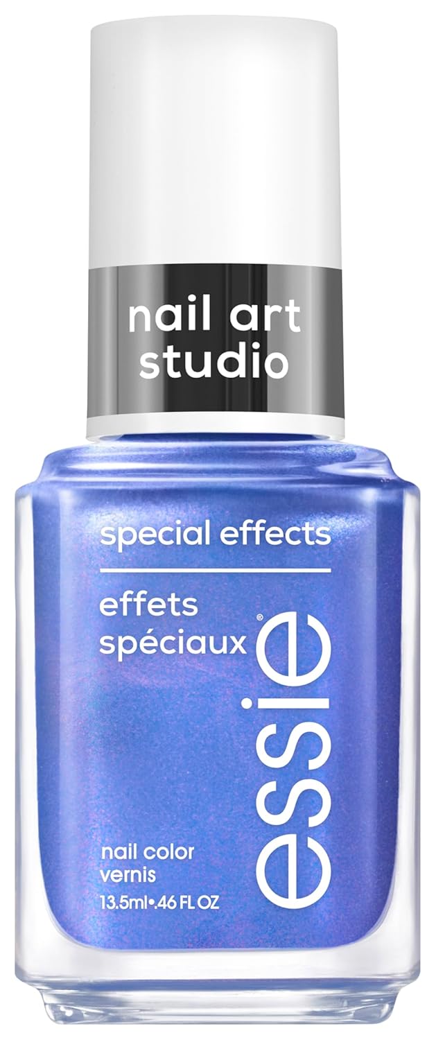 Essie Nail Polish - No. 33 Reality Reflection Professional Effect Nail Polish Metallic Blue High Quality Durable 13.5ml