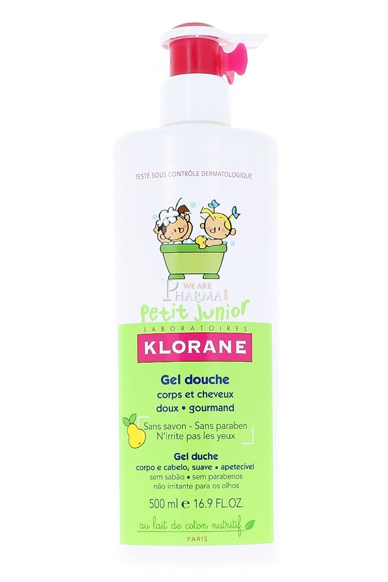 Klorane Petit Junior Shower Gel 500ml – Fragrance: Smooth Pear