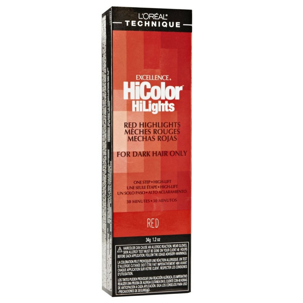 l'oréal paris L\'Oreal Excellence Hicolor Highlights Red 35ml (Pack of 3), ‎red