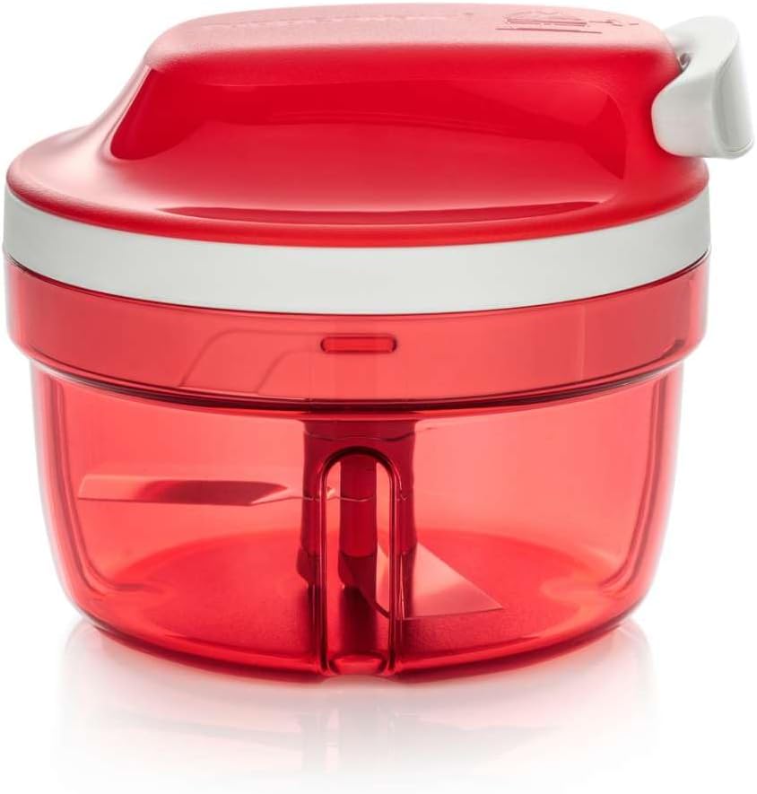 Tupperware SuperSonic Mini Chopper 300ml Capacity Manual Food Processor - Kitchen Aid for Chopping Herbs, Nuts, Garlic, Vegetables