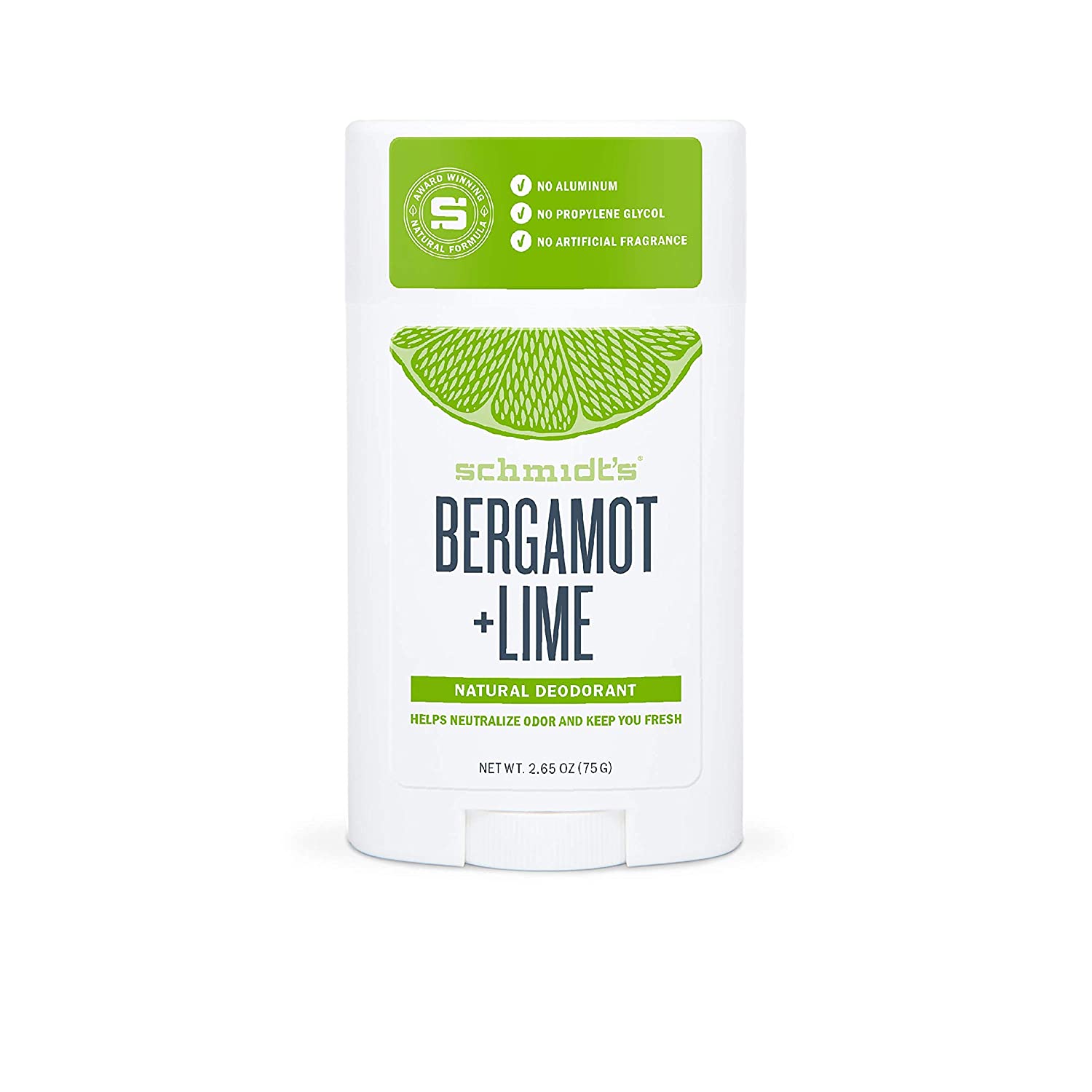 Schmidt\'s Deodorant Stick Bergamot + Lime 1 x 75 g