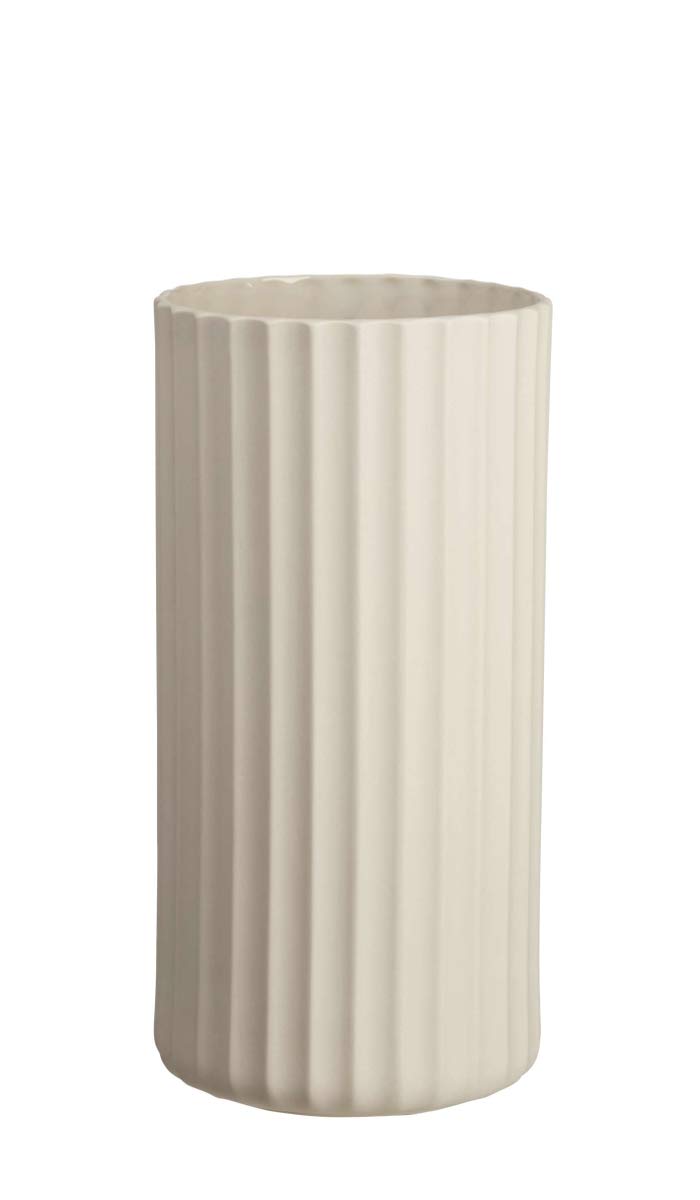 Asa 1368611 Vase Natural With Grooved Decoration 24 Cm (Pack Of 1)