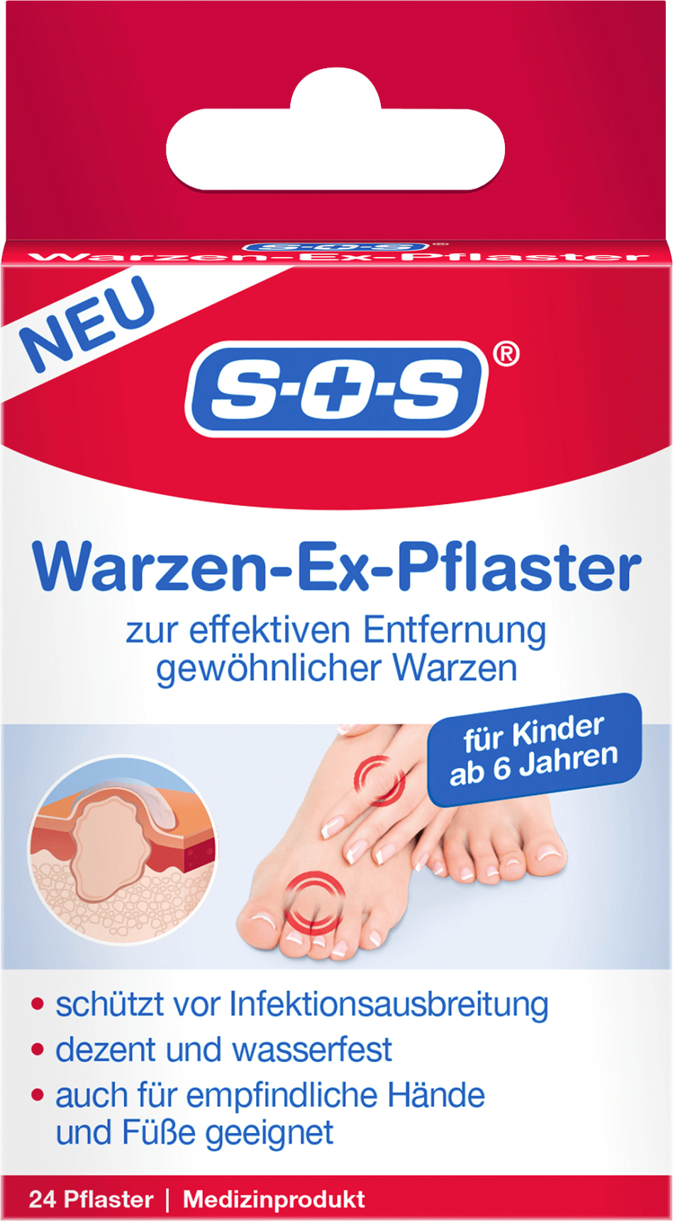 Wart Remover Wart Ex Patch, 24 Pcs