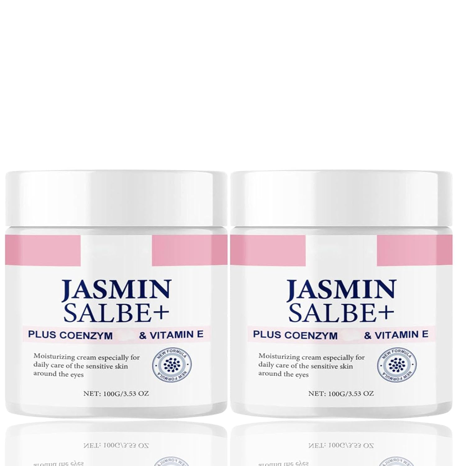 Jasmine Ointment Plus, Jasmine Ointment Eye Active Jasmine Ointment, Jasmine Ointment Eye Cream, Eye Cream with Collagen and Aloe Vera, Against Wrinkles Eye Cream (Pack of 2, 100 ml)