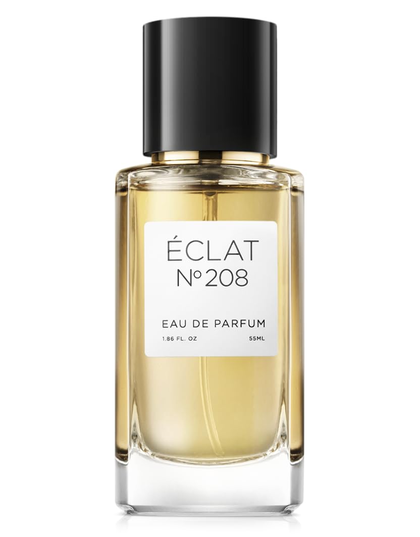 ÉCLAT 208 - Women\'s Perfume - Long-Lasting Fragrance 55 ml - Amber, Sandalwood, White Blossoms