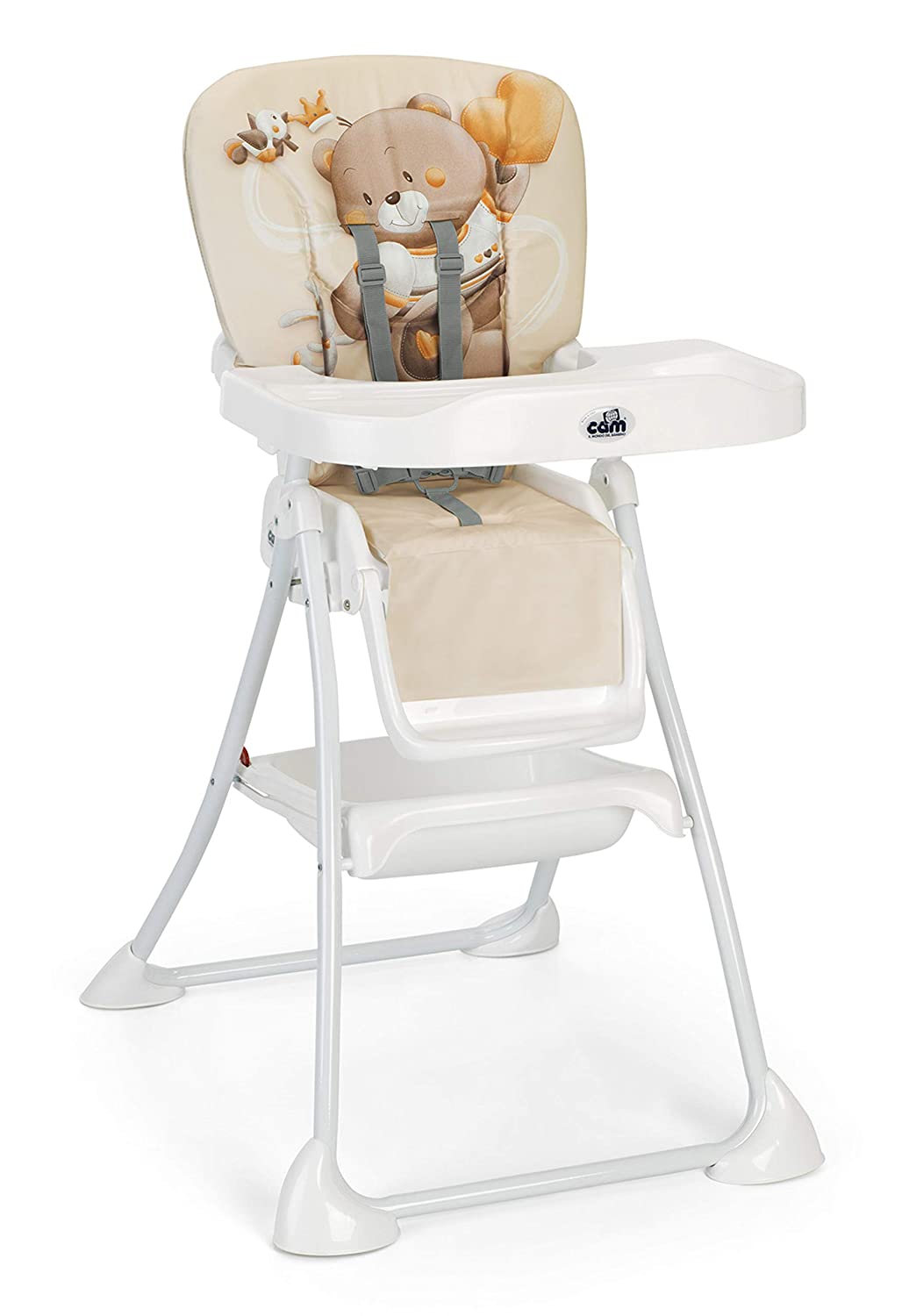 CAM Il Mondo del Bambino - art.S450/C240 - Miniplus high chairs - made in Italy - perfect from 6 to 36 months - bear