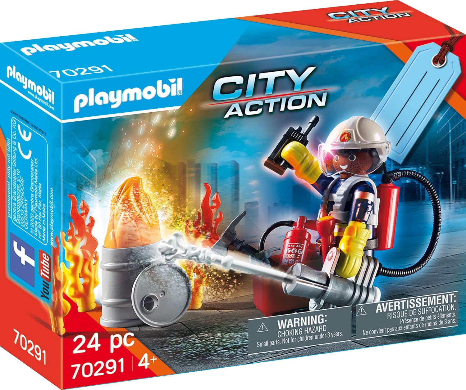 Playmobil CityAction 70291 Gift Set "Fire Brigade" for Age 4 and Above