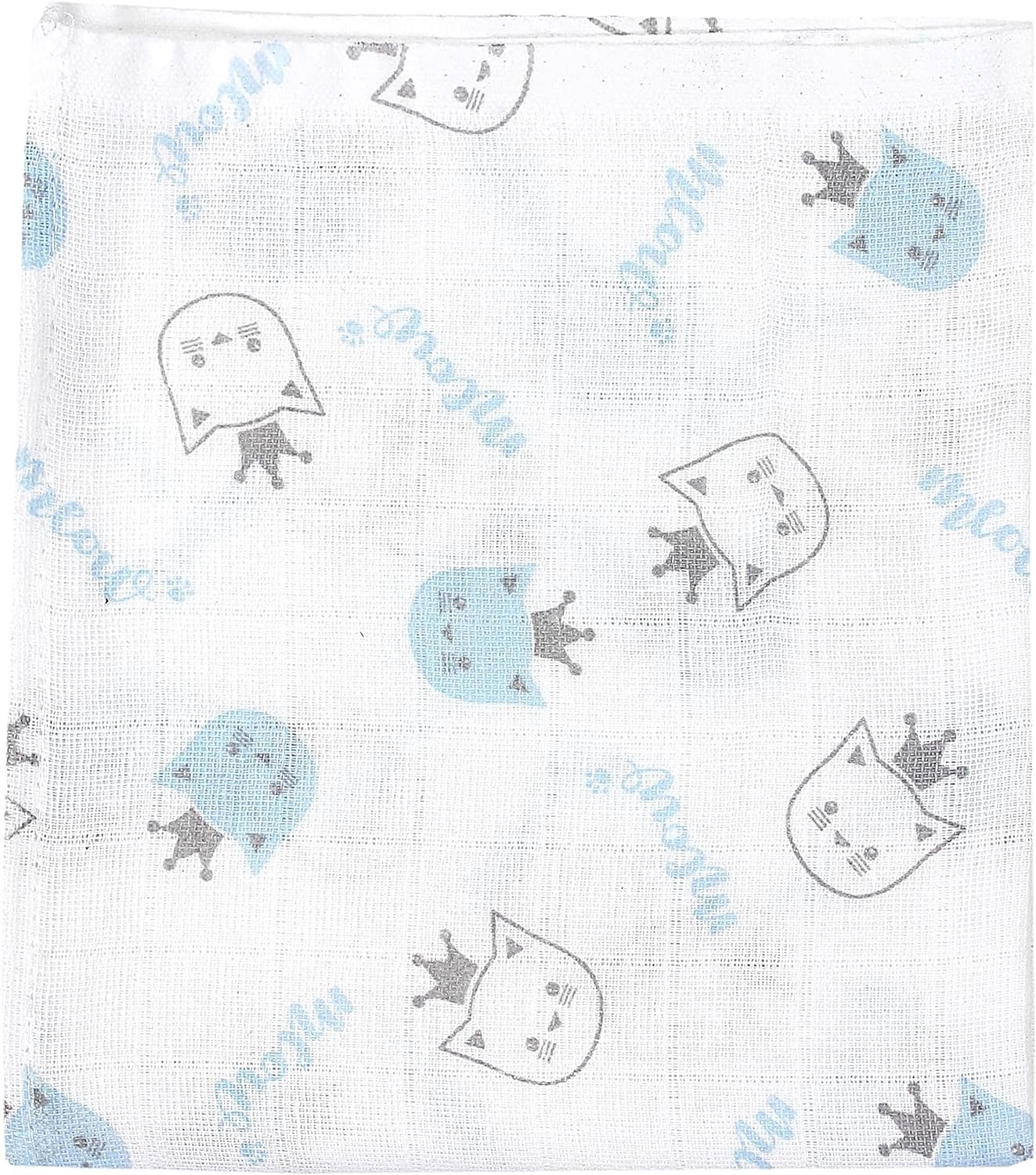 TupTam Baby Muslin Nappies Burp Cloths 70 x 80 cm Pack of 5 / 10 Colour Boy 5 Number of Pieces Pack of 10