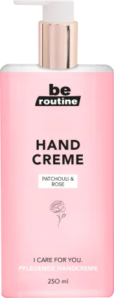 #be routine hand cream Patchouli & Rose \"I care for you\" in dispenser, 250 ml