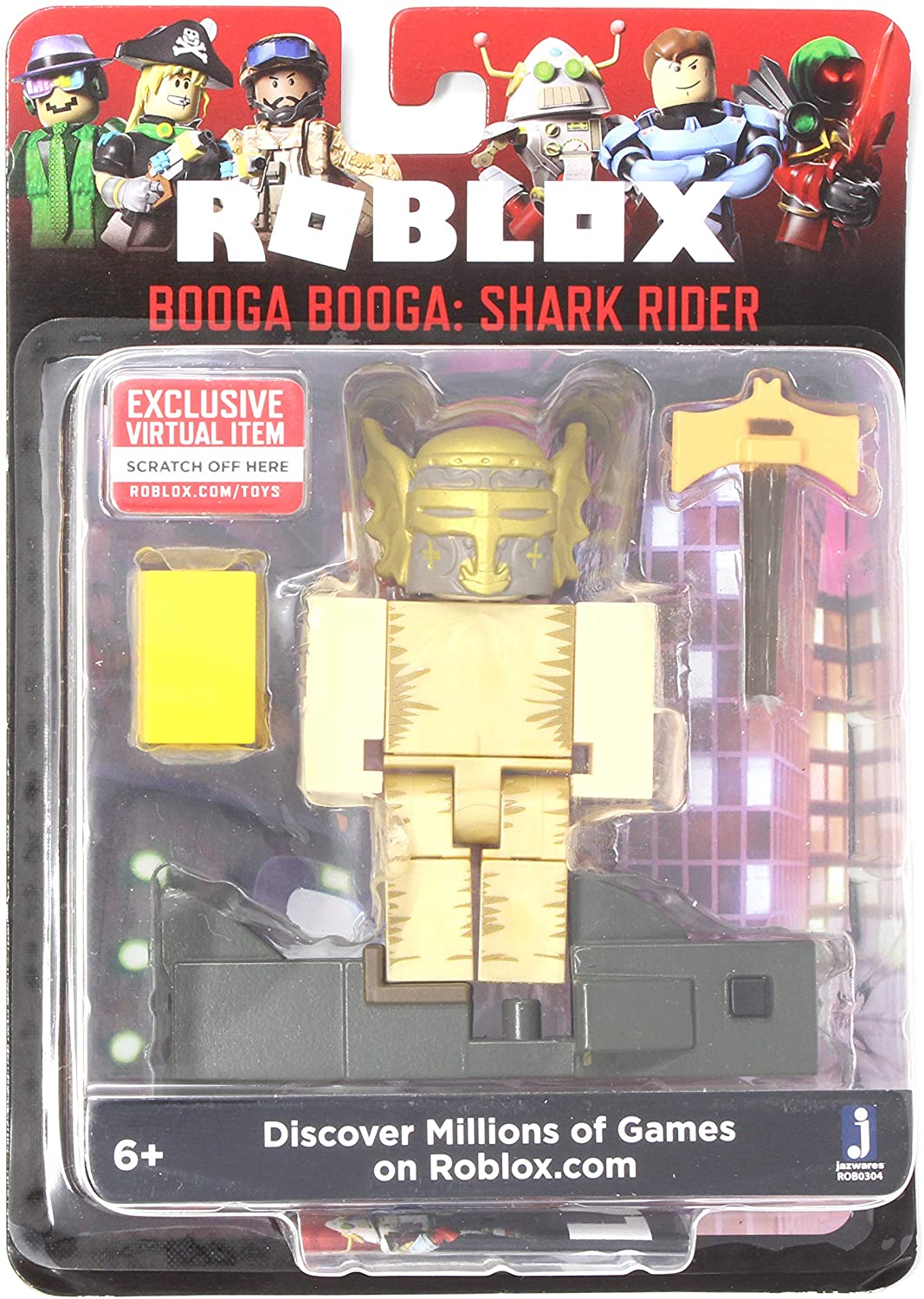 Roblox Rob0304 Series #7 Booga Shark Rider Figurine