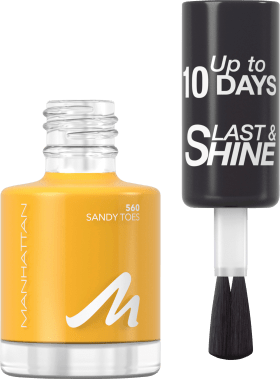 MANHATTAN Cosmetics Nail Polish Last & Shine Sandy Toes 560, 8 ml
