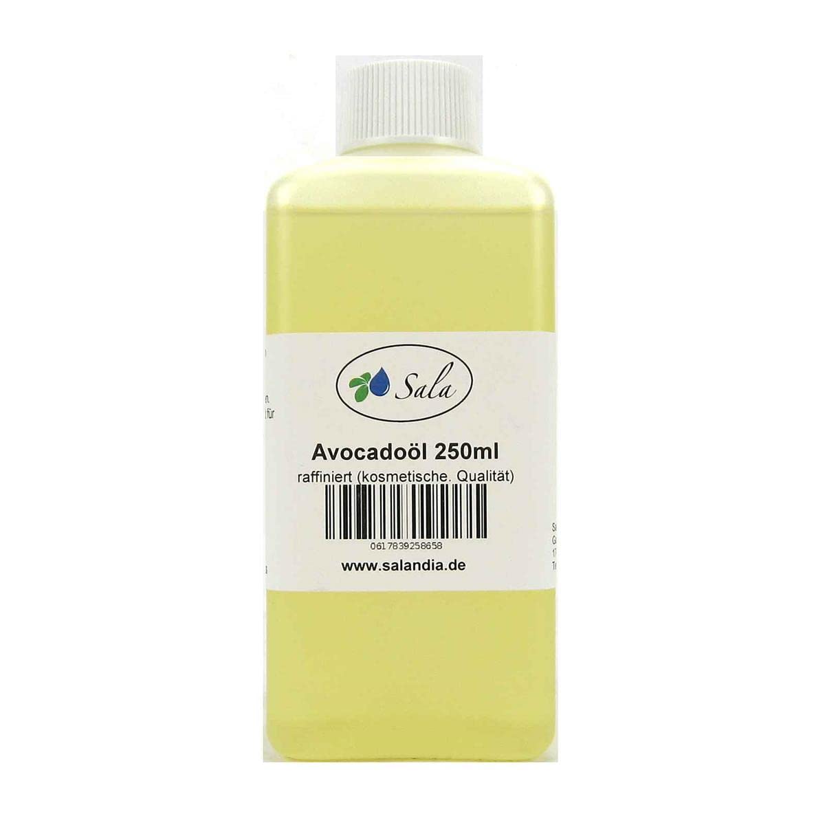 Sala Avocado Oil Refined Cosmetic Quality (250ml HDPE Bottle)