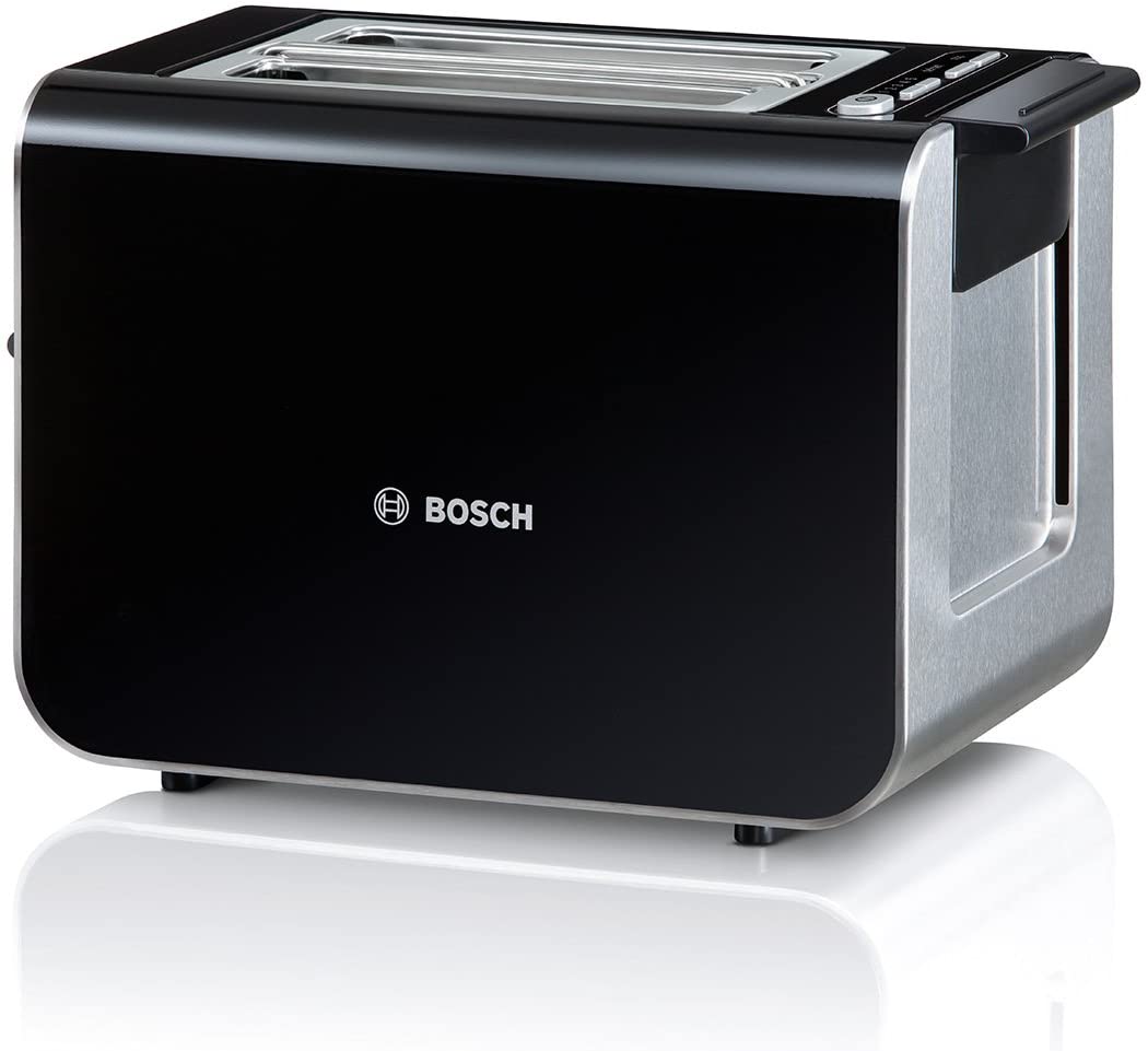 Bosch TAT8611 Compact Toaster Styline, Stainless Steel and Plastic, for 2 slices of toast, 860