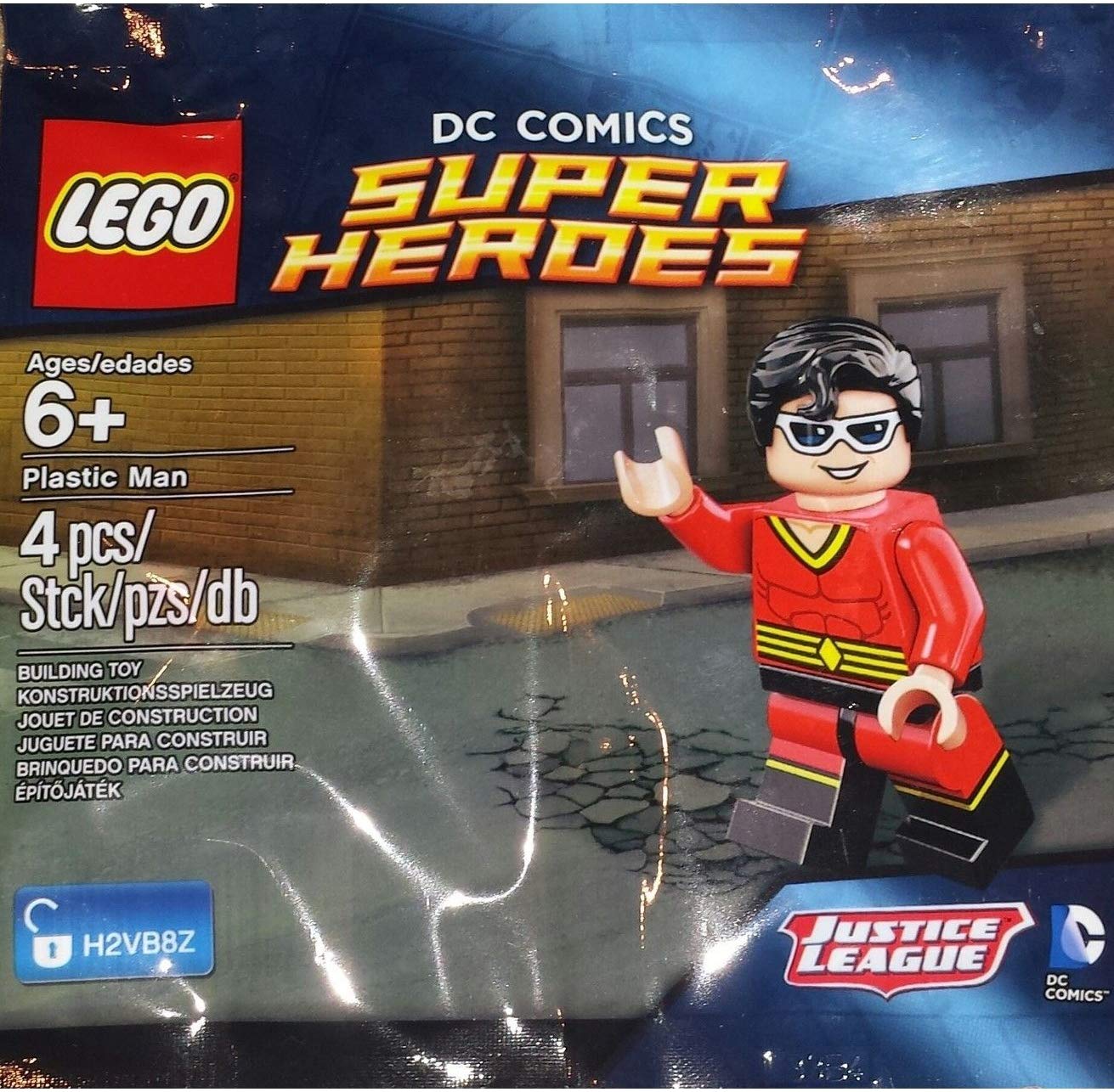 Plastic Man - Lego Mini Figure - Dc Comics Super Heroes