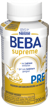 Nestlé BEBA Ready to drink from birth, 200 ml