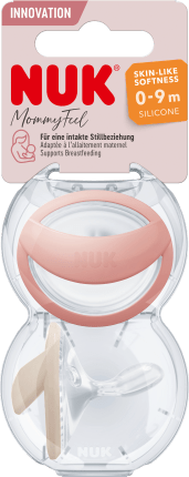 Schnuller Mommy Feel Silicone, Rosa/Creme, GR.1, 0-9 months, 2 hours