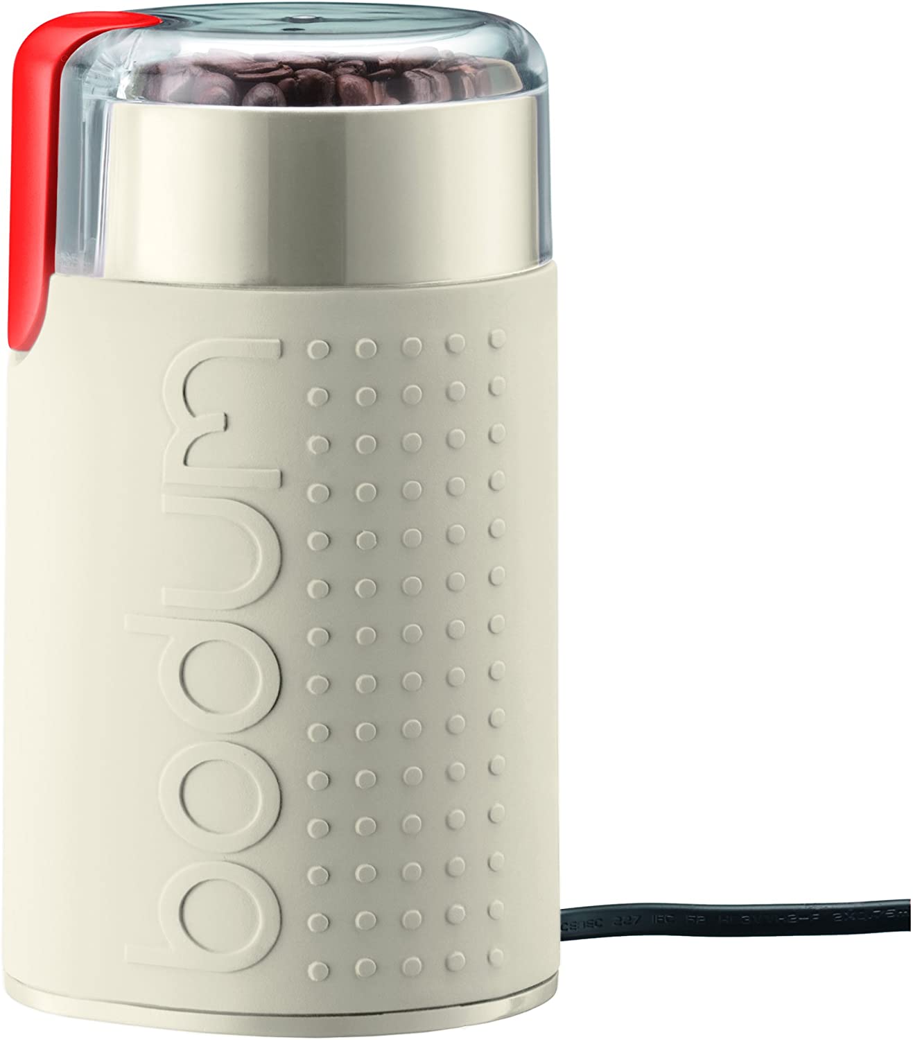 Bodum 11160-913EURO-3 Bistro Electric Coffee Grinder, Plastic, White