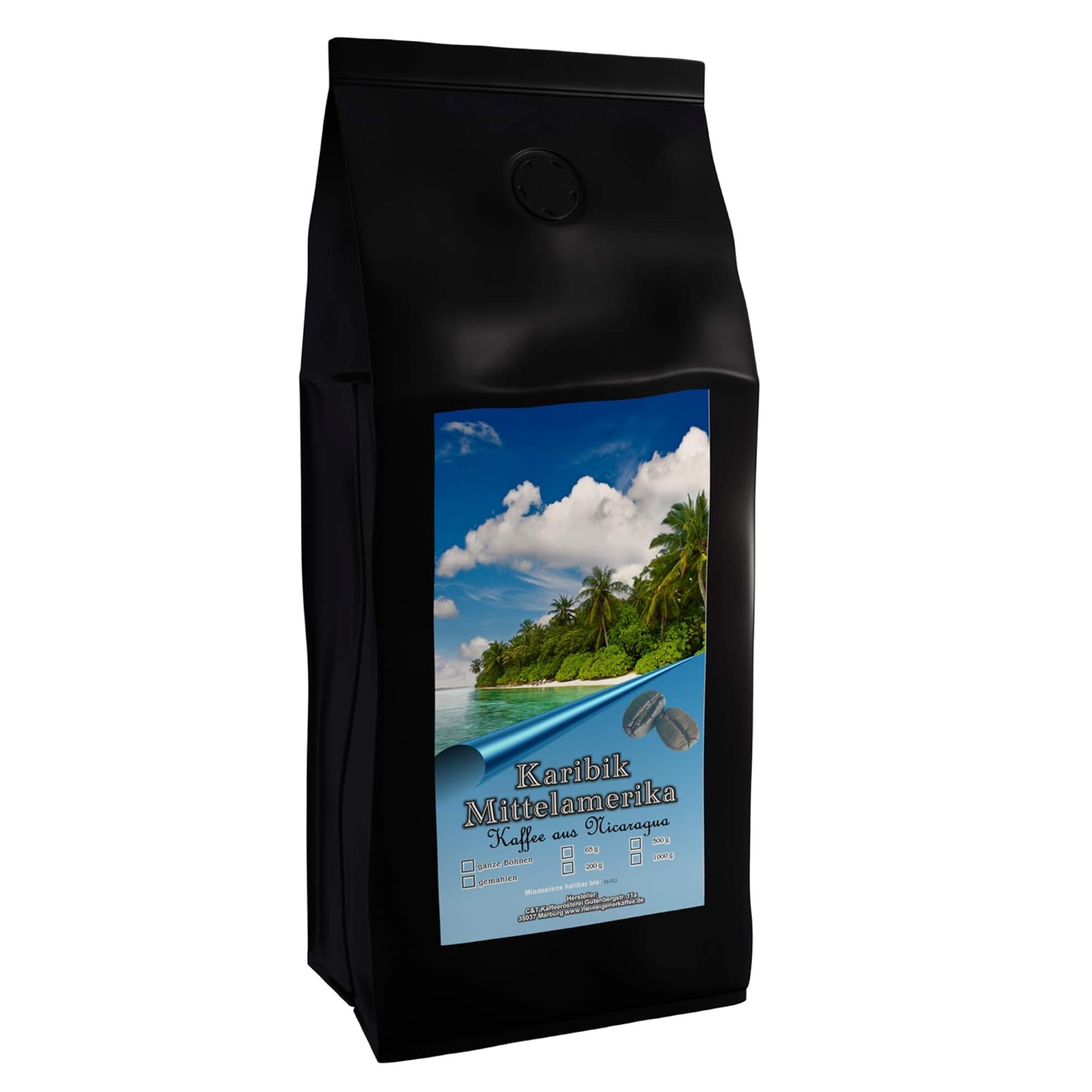 Coffee specialty from Central America - Nicaragua, the land of a thousand volcanoes (1000 grams, whole bean) - country coffee - top coffee - low acid - gentle and freshly roasted