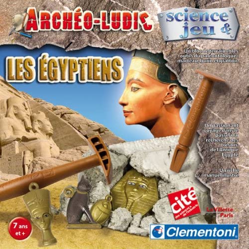 Clementoni-62170-jeu Educational Game - Scientifique-Archéo Ludic 'The Egyp