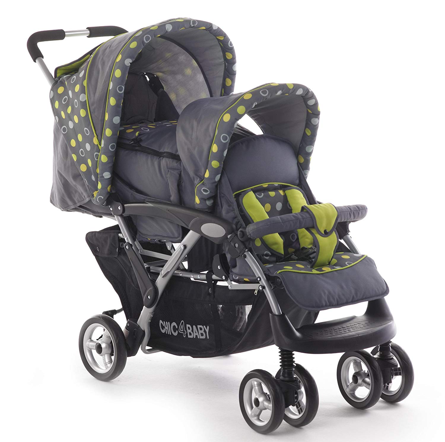 Chic 4 Baby DUO Terranova 274 42 Double Pram with Carry Bag and Rain Cover