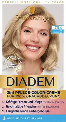Schwarzkopf Diadem Haarfarbe Ultra Hellblond 794, 1 St