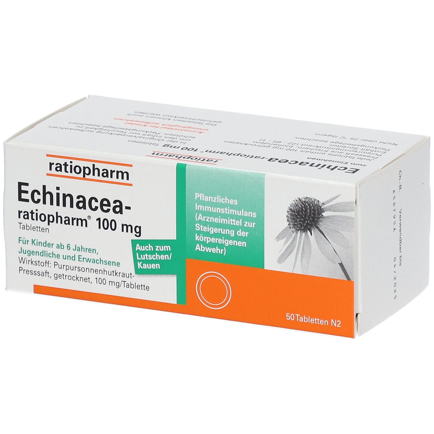 ratiopharm echinacea Echinacea-ratiopharm 100 mg