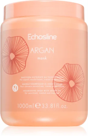 Echosline Argan mask nourishing mask for smooth and shiny hair with argan oil