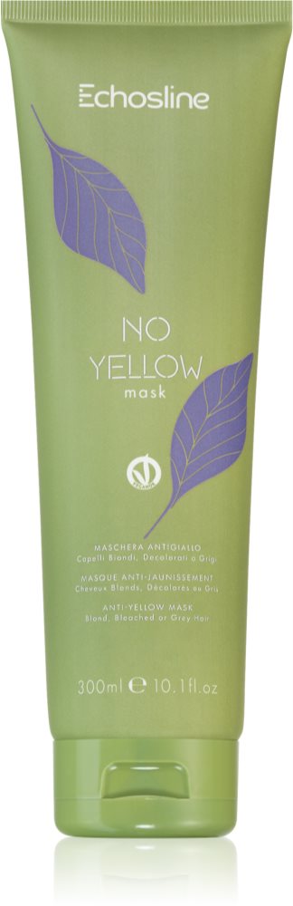 Echosline No Yellow Mask Mask for the hair neutralizes yellow discoloration