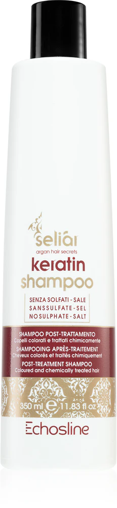 Echosline Seliár Keratin Shampoo for chemically treated and mechanically stressed hair