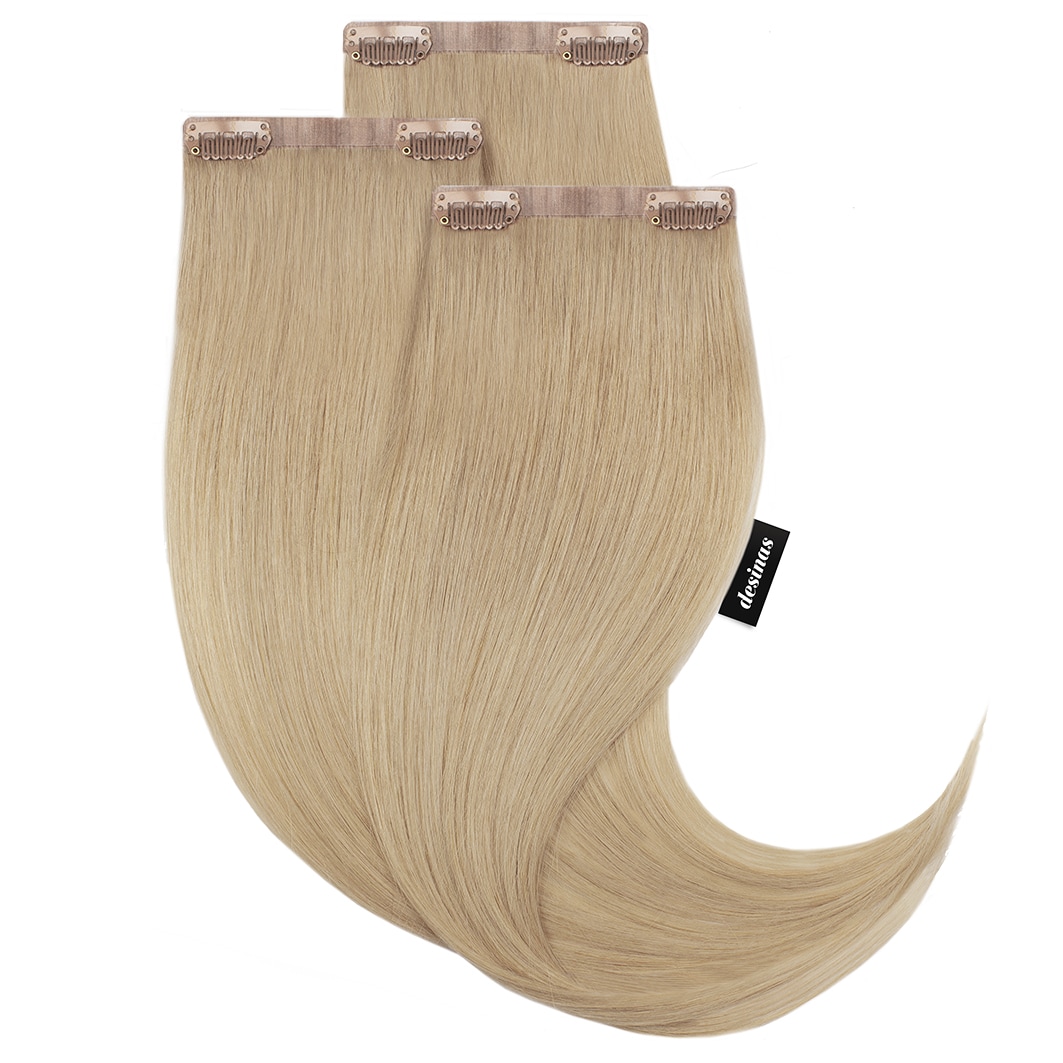 Desinas Real hair Extensions dark blond