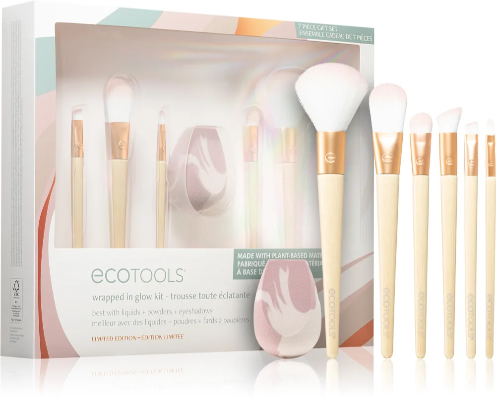 EcoTools Glow Collection Wrapped in Glow Brush Set (for the perfect look)