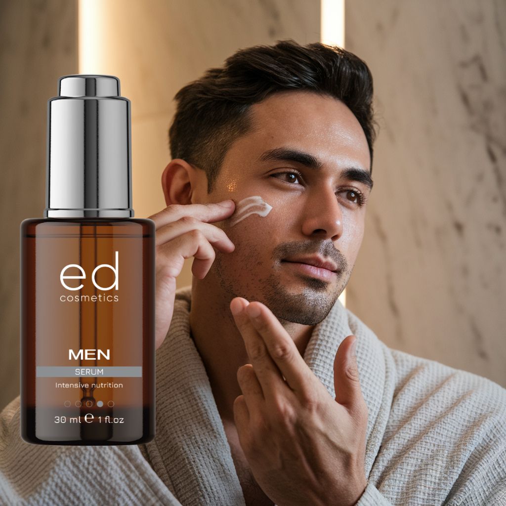 ED COSMETICS Men Serum – skin care & ANTI-AGING for men